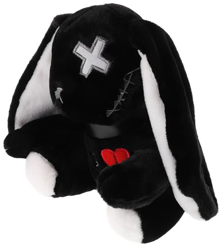 KONTONTY Kuscheltier Hase Plüschtier mit Großen für Halloween Deko und für Freunde und Familie für Raumdekoration für Wohnzimmer und Schlafzimmer