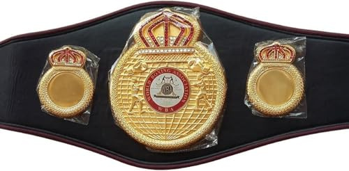 WBA Boxgürtel Replik – schwarzer Gurt | Sammlerstück Boxgürtel | Geschenk für Boxbegeisterte