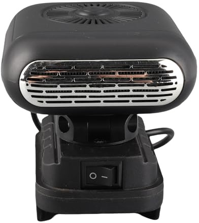 Cuifati Chauffage alimenté par Batterie, Radiateur Portable avec 2 Réglages de Chaleur et Deux Ports USB, Retournement à 90 Degrés, Radiateur électrique Silencieux pour Coins de Bureau