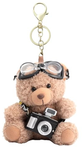 Auroriel Niedlicher Schlüsselanhänger Plüsch Bär Schlüsselbund Geschenk Für Handtasche Geldbörse Rucksack Geburtstag Mädchen Jungen Partybeutel Kinder Schultüte Valentinstag