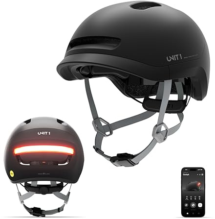 UNIT 1 NEON SE Smart Fahrradhelm mit Blinkern & Bremslicht