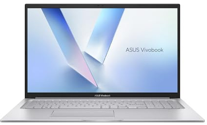 ASUS Vivobook 17 | 17,3 FHD | Core 5 120U | RAM: 40GB | SSD: 1TB | Laptop in Cool Silver | beleuchtete Tastatur | Windows 11 Pro | Office 2024 Pro | Notebooktasche