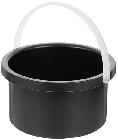 CALLARON Wax Pot Wax Melting Bowl Aluminium Nonstick High Efficient Beauty Care Hair Removal Handle Black