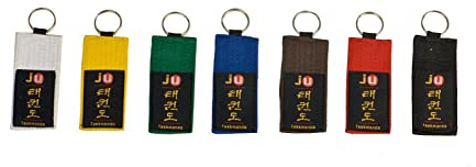 Ju-Sports Schlüsselanhänger Gürtel Taekwondo