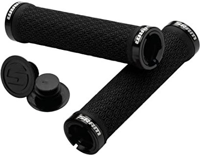 Sram 00.7915.020.000 Griffe Locking, Double Clamps & End Plugs, 135 mm, schwarz (1 Paar)