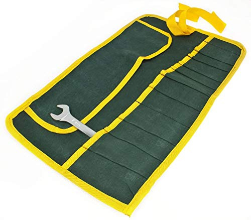 Toolzone 3 X 12 Pocket Canvas Tool Roll Storage Wallet Bag