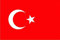 Flagge Türkei 90 x 150 cm Fahne mit 2 Ösen 100g/m² Stoffgewicht Hissflagge für Mast
