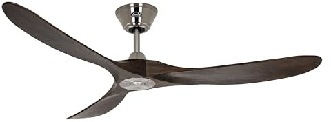 CasaFan Deckenventilator Eco Genuino 152 Ventilator, Chrom gebürstet