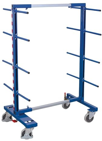 Tragarmwagen zweiseitig RAL5010 Enzianblau Tragarm Tragreihe