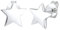 Elli Ohrringe Damen Ohrstecker Stern Schlicht in 925 Sterling Silber