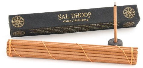 Berk Räucherstäbchen Tibetan Line - Sal Dhoop HS-521 Tibetan Line - 27 Stäbchen + 1 wunderschöner Stäbchenhalter aus Keramik Handarbeit aus Tibet