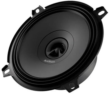 Audison APX 5 – 130-mm 2-Wege-Koaxiallautsprecher-Paar, 150W Peak, konzentrischer Hochtöner mit integrierter Waveguide für optimale Abstrahlung