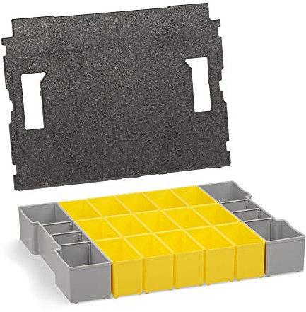 L-BOXX Sortimo Insetboxenset B 3 Höhe 6 cm und Deckeleinlage