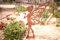 Kleines Fabelwesen Fee Lili- 36cm aus Edelrost - Wunderschöne Garten-Figur als Garten Deko, auf dem Balkon, als Dekoration Ihrer Terrasse oder in der Wohnung - Dekofigur von Manufakt-Design