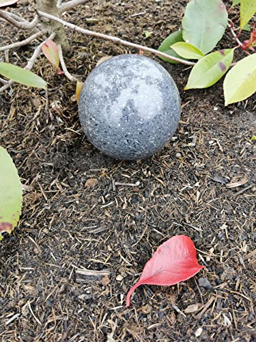 garten-wohnambiente Kugel anthrazit aus Edelstahl 10 cm Dekokugel Dekorationskugel Edelstahlkugel