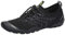 SAGUARO Homme Femme Chaussures pour Piscine et Plage Chaussons de Plongée d'eau Chaussettes Aquatiques pour Sports Nautiques Natation Surf Voile Mer Rivière, Noir ébène, 46 EU