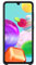 Samsung Silicone Smartphone Cover EF-PA415 für Galaxy A41 Handy-Hülle, Silikon, Schutz Case, stoßfest, dünn und griffig, schwarz