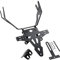 Hashiru Motorrad-Kennzeichenhalter Kennzeichenhalter für Honda CBR 600/1000 RR PC37/SC57, Unisex, Sportler, Ganzjährig, Stahl, schwarz