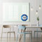 Floordirekt Memoboard Tafel magnetisch & beschreibbar Glas-Whiteboard inkl. 5 Magnete - Magnettafel - Schreibtafel Magnetwand Wandtafel Magnetbrett (Glasboard Weiß, 120 x 180 cm)