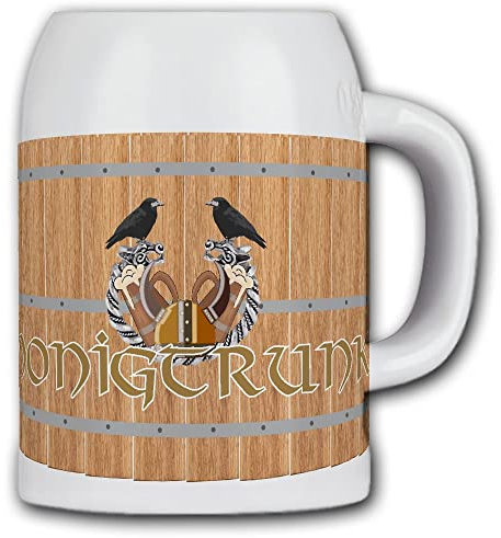 Chope à bière Honigtrunk - Guerrier Met Bière Moyen-Âge Vikings Allemagne #36362