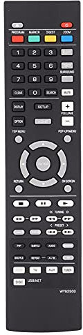 VBESTLIFE WY92500 Heimkinosystem Audio Video Receiver Fernbedienung Ersatz für WY92530 BRX-750 BRX-610 McR-750