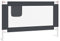 vidaXL Kleinkind Bettschutzgitter Bettgitter Kinderbettgitter Babybettgitter Gitter Kinderbett Babybett Rausfallschutz Dunkelgrau 120x25cm Stoff