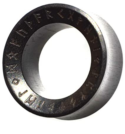 CHICNET Flesh Tunnel Holz dunkel double flared Runen Ring Gravur Plug Expander Dehner Lobe Ohr Piercing Celtic Kelten Viking Wikinger braun schwarz Damen Herren 6mm - 28mm 24 mm