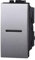 Interruttore Assiale 1P 16A Unipolare, Compatibile Con Bticino Living Light (1 Pezzo, Grigio)