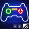 Arrinew Insegna al Neon da Gioco, Lampada Neon a Forma di Gamepad per Giocatori, Bambini, Decorazione da Parete