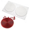 mostsom Stampo rotondo a spirale in silicone per torte fai da te a spirale per dolci (spirale rotonda B_11,88 x 6,84 x 0,9 cm)
