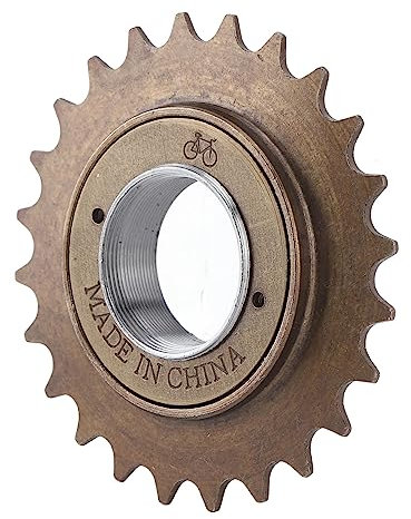 Socobeta Single Speed Fahrradfreilauf, 24T Fahrradfreilauf Gewindetyp Freilauf Ersatzteile Fahrradfreilauf Reiten