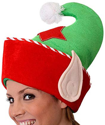 Red Cap Santa Novelty Hat for Christmas Party Hat,Hut Ohren Weihnachten Stirnband Hosen Gestreifte Hosen Haarschmuck Baseballmützen Cap Kinder 3 Jahre Blau