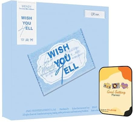 Wendy (Red Velvet) Album - Wish You Hell QR ver.+Pre Order Benefits+BolsVos Exclusive K-POP Giveaways Package