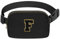 VOROLO Gürteltasche für Damen und Herren, Gürteltasche, Geschenk für Damen, Bauchtasche mit verstellbarem Riemen für Sport, Schwarzer Buchstabe F, 1 Packung Anfangsbuchstabe, schwarz