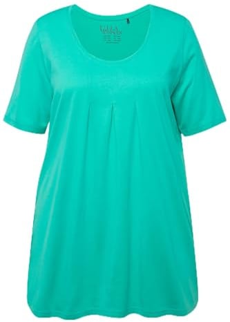 Ulla Popken Damen Shirt türkisgrün 42+