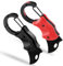 Wisebom Coltello Pieghevole Coltello EDC, 2Pcs Nero&Rosso Coltello Portachiavi con Moschettone, Multiuso Coltello in Acciaio Inos 3CR13 Coltello da Esterno per Campeggio Outdoor Cucina