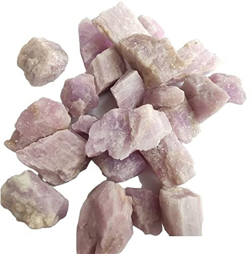 EFDSVUHE Haussammlung 1 STÜCK Natürlicher Lila Spodumene Kunzit Stein Rohstein Steine Dekor Natursteine und Mineralien