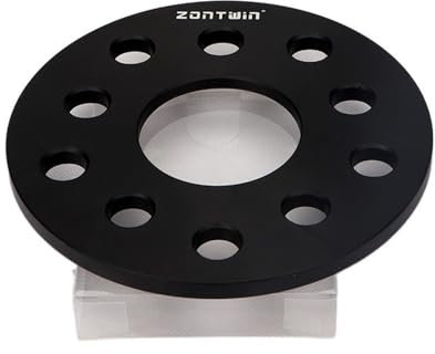 Spurverbreiterung 2 Stück 3/5/8/12/15/20 mm PCD 5 x 120 CB 64,1 mm Spurverbreiterungsadapter Spurverbreiterungen(2PCS Black 8mm)