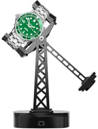 FEICHONGHO Caricatore singolo per orologi automatici, spegnimento del timer, velocità regolabile, giravite automatico, dispositivo rotante