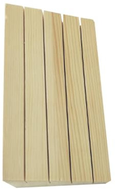 MUSISALY Elegante Spielkarten-unterstützung Holz Basis Spielkartenhalter Burlywood 15x8x6cm Sicher