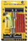 Faburo Kit Riparazione Pneumatici Auto, Moto, Professionali Kit Ripara Gomme Auto, 2 Strumento a T e Cutter, Strisce Riparazione Pneumatici, Per Moto, Camion, Jeep, ATV, Auto, ecc.