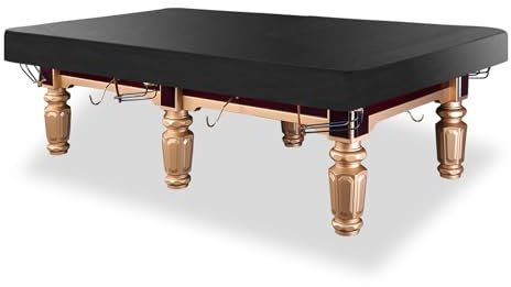 Dysdensa 9 ft Heavy-Duty Leatherette Pool Table Cover, Waterproof & Tearproof Cover for Snooker Billiard Pool Table