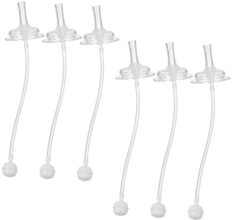 QUMIIRITY De 6 De Reutilizables Para Biberones Para Pequeños Lavavajillas Transparente