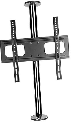 SQMGFA Universal-TV-Ständer, Universal-TV-Ständer, TV-Ständer, mobiler TV-Wagen für 40-86 Zoll LCD-LED-Bildschirmfernseher bis zu 176 Pfund, höhenverstellbarer rollender Bodenständer mit