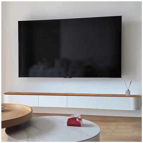 Mobile TV sospeso a Parete, Mobile TV sospeso, Console multimediale, mobiletto per riporre TV, mobiletto per Videogiochi (140 cm)