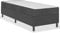 SXJEQOC Familienbett Gästebett Bettrahmen Doppelbett - Boxspringbett Dunkelgrau Stoff 80x200 cm für Schlafzimmer Balkon Gastzimmer Jugendzimmer