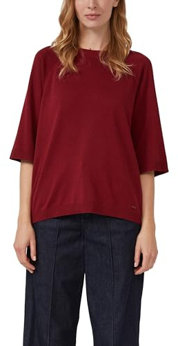 s.Oliver Leichter Kurzarm-Strickpullover