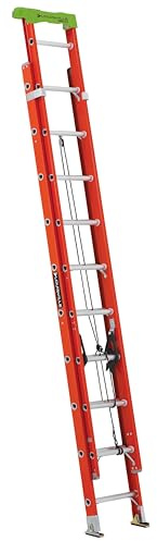 Louisville Ladder 20-Foot Fiberglass Extension Ladder, 300-Pound Load Capacity, Type IA, L-3022-20PT