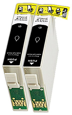 2 Druckerpatronen Tinte für Epson Stylus Office BX305 F BX305FW SX 525WD SX 620FW ersetzen T1291
