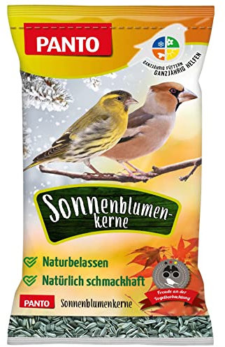 PANTO® Wildvogelfutter, Sonnenblumenkerne 2.5 kg, 4er Pack (4 x 2.5 kg)
